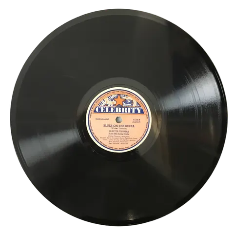 Walter Thomas Broke But Happy / Blues on The Delta 8125 Celebrity Record