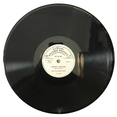 Red Callender Sextet Cravin' Company / Number Three 763/4 RCA Victor