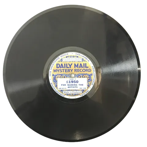 Varius For Naming The Artists 1950 Daily Mail Mystery Record