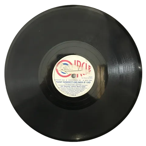 The Original Zenith Brass Band Bugle Boy March /Nobody's Biz-ness If I Do J1006 Circle