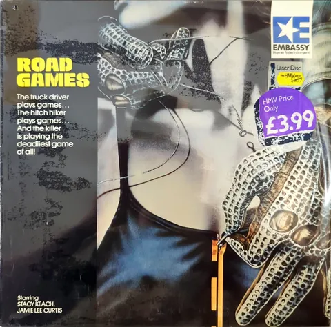 Stacy Keach & Jamie Lee Curtis Road Games Laserdisc ELV2016 good
