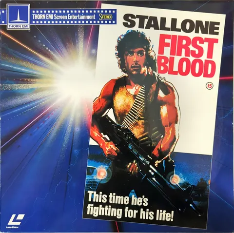 Kassar & Vajna First Blood Laserdisc TLY9017201 VG