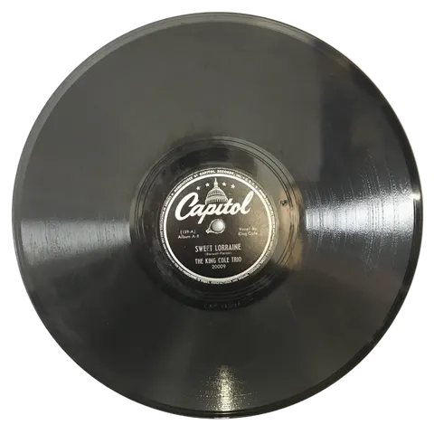 The King Cole Trio Embraceable You / Sweet Lorraine 20009 Capitol