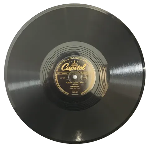 Leadbelly Backwater Blues / Eagle Rock Rag CL13282 Capitol