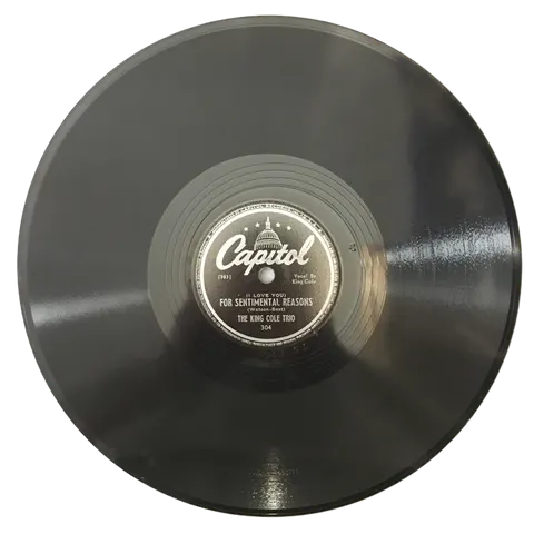 The King Cole Trio The Best Man / For Sentimental Reasons 304 Capitol