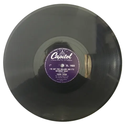 Faron Young I've Got Five Dollars And It's Saturday Night You're Still Mine CL14655 Capitol