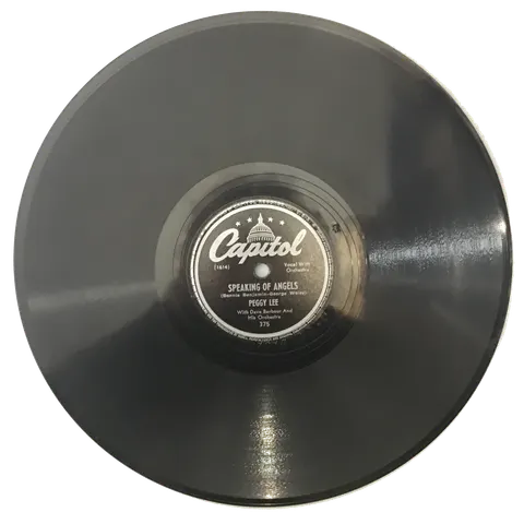 Peggy Lee Speaking of Angels / Swing Low Sweet Chariot 375 Capitol