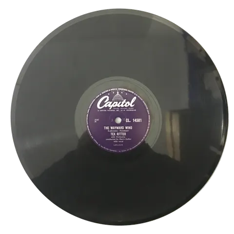 Tex Ritter The Wayward Wind Gunsmoke CL14581 Capitol