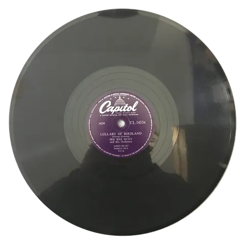 Pee Wee Hunt and his Orchestra Lullaby Of Birdland It's All Been Done Before CL14538 Capitol