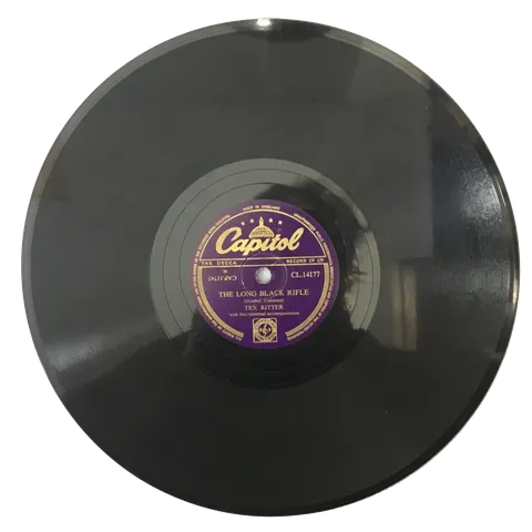 Tex Ritter The Bandit The Long Black Rifle CL14177 Capitol