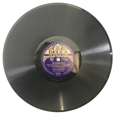 Kathe Hoffmann & Karl Golgowsky Eine Weibe Rose / Heimatglocken F43082 Decca