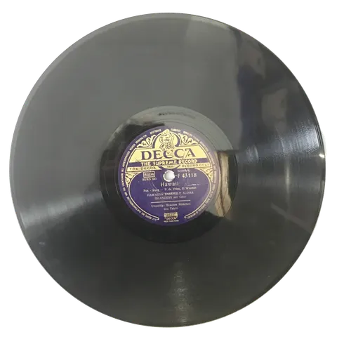 Hawaiian Ensemble Islanders Braunes Madchen Aus Tahiti / Hawaii F43118 Decca
