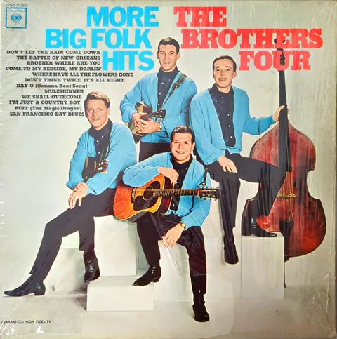 The Brothers Four More Big Folk Hits LP CL2213 VG