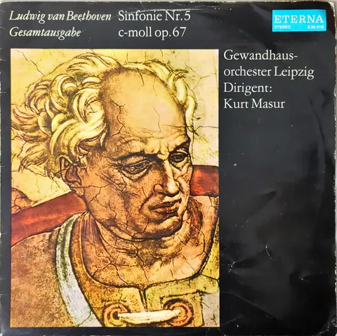 Gewandhausorchester Leipzig , Dirigent: Kurt Masur Sinfonie Nr. 5 C-moll Op. 67 LP 826418 VG
