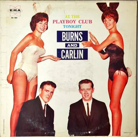 Burns And Carlin At The Playboy Club Tonight LP EL103 VG
