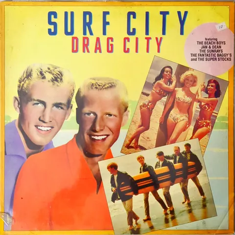 Various Surf City Drag City LP EMS1180 good+