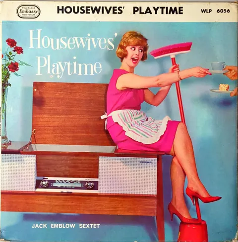 The Jack Emblow Sextet Housewives' Playtime LP WLP6056 good+