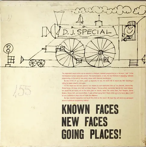 D.J. Special Known Faces New Faces Going Places! LP XLP42372 VG-