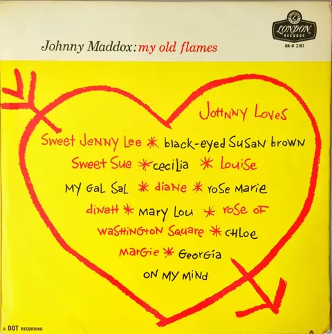 Johnny Maddox My Old Flames LP HAD2101 VG-