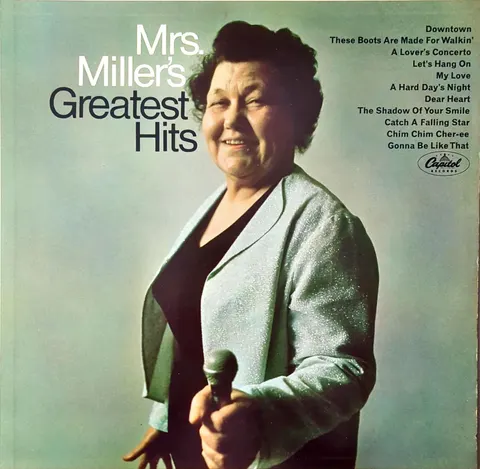 Mrs. Miller Mrs. Miller's Greatest Hits LP T2494 good+