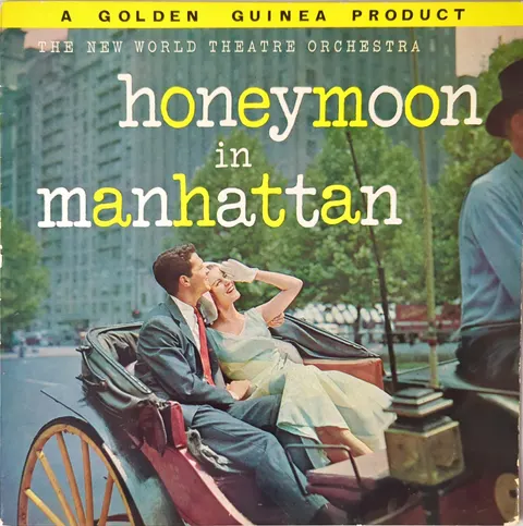 The New World Theatre Orchestra Honeymoon In Manhattan LP GGL0100 VG-