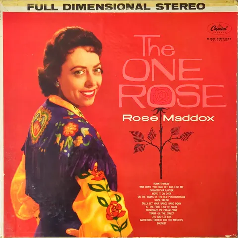 Rose Maddox The One Rose LP ST1312 good+