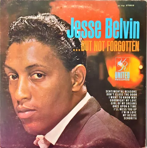 Jesse Belvin But Not Forgotten LP US7720 VG-