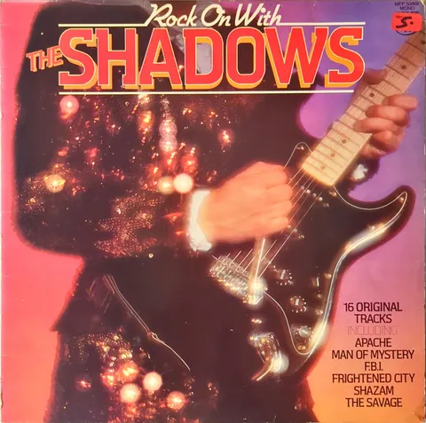 The Shadows Rock On With The Shadows LP MFP50468 good