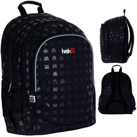 Plecak Black Gamer 39x28x15cm Astra