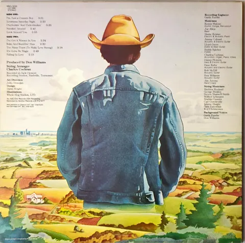 Don Williams Country Boy LP ABCL5233 good