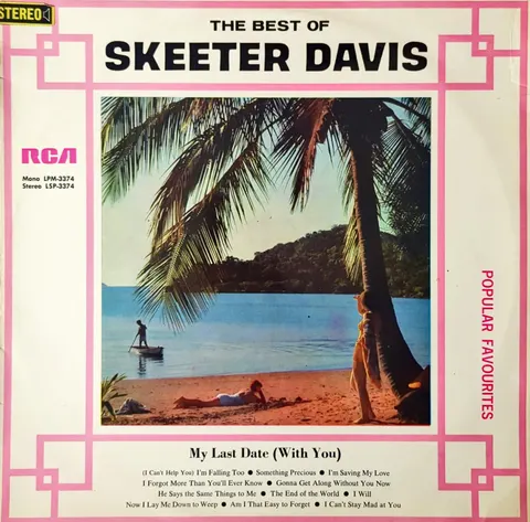 Skeeter Davis The Best Of Skeeter Davis LP LSP3374 VG+