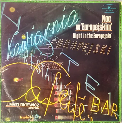 Józef Mazurkiewicz Noc W Europejskim LP SX1350 VG