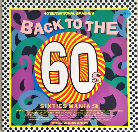 Back To The 60s - Sixties Mania 2 2LP STAR2348 good+
