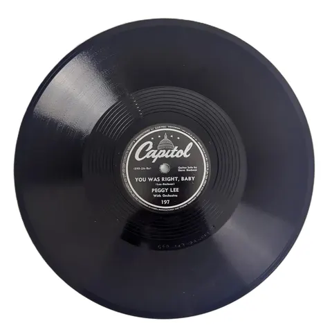 Peggy Lee What More Can a Woman Do? / You Was Right, Baby 197 Capitol