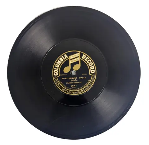 Columbia Orchestra Blue Danube Waltz / Vinko, E541 Columbia