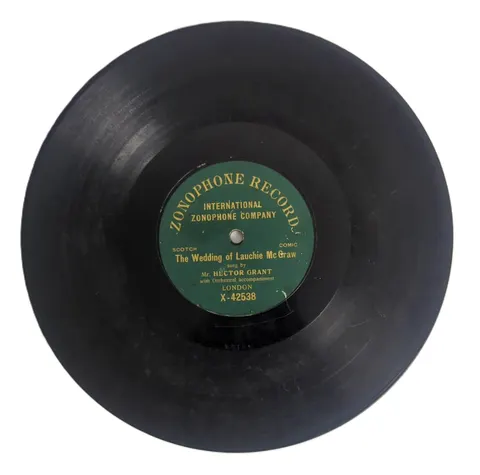 Mr. Hector Grant The Wedding of Lauchie Mc Graw X42538 Zonophone