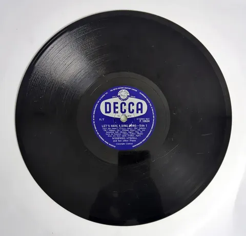 Winifred Atwell Let's Have a Ding Dong Side 1, 2 F10634 Decca