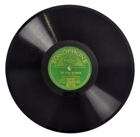 Foster Ricardson The Blue Danube / The Song is Ended 5072 Zonophone