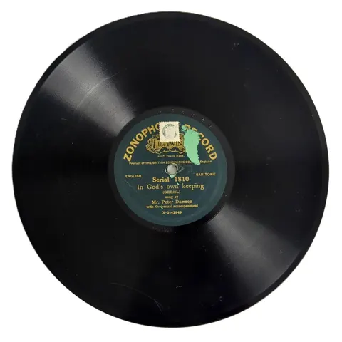 Peter Dawson Wait / In God's own Keeping 1810 Zonophone