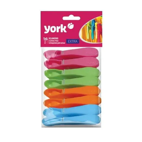 Klamerki do bielizny Extra York 16 szt.