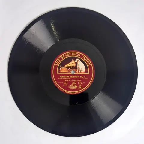 Mark Hambourg Hungaria Rhapsody no.11, 1st, 2nd Record B2753 HMV