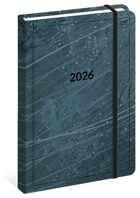 Kalendarz 2026 książkowy A5/192k - Mat+UV Stone Interdruk