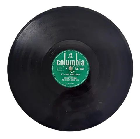 Johnny Duncan and The Blue Grass Boys Footprints In The Snow / Get Alone Home Cindy DB4029 Columbia