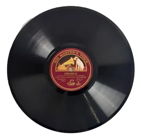 New Light Symphony Orchestra Barcarolle / Cavalleria Rusticana B2377 HMV