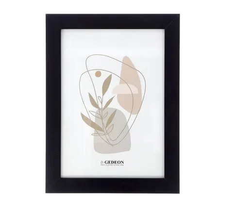 Ramka Drewniana A4 Czarna 21 × 29,7 cm Gedeon