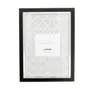 Ramka Drewniana A4 Czarna z Passe-partout 21 × 29,7 cm Gedeon