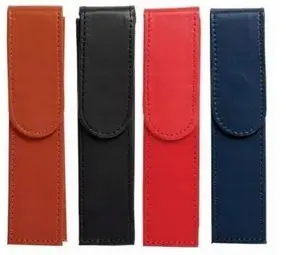 Piórnik etui eco skóra na 2 długopisy Cresco