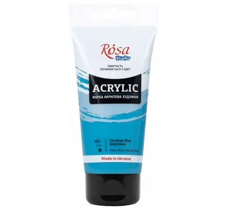 Farba Akrylowa Rosa Studio 461 Cerulean Blue 75 ml Koh-I-Noor
