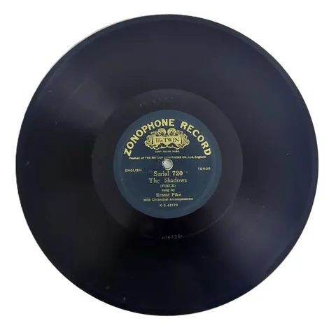 Ernest Pike Meet me to-night in dreamland / The Shadows 720 Zonophone Record