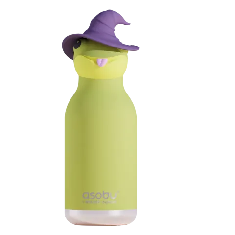 Butelka termiczna ze słomką Spookie Witch 460 ml Asobu SPK460 WITCH